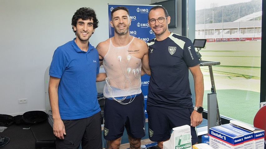 Los jugadores del Athletic Club realizan el protocolario examen médico de cara a la nueva temporada